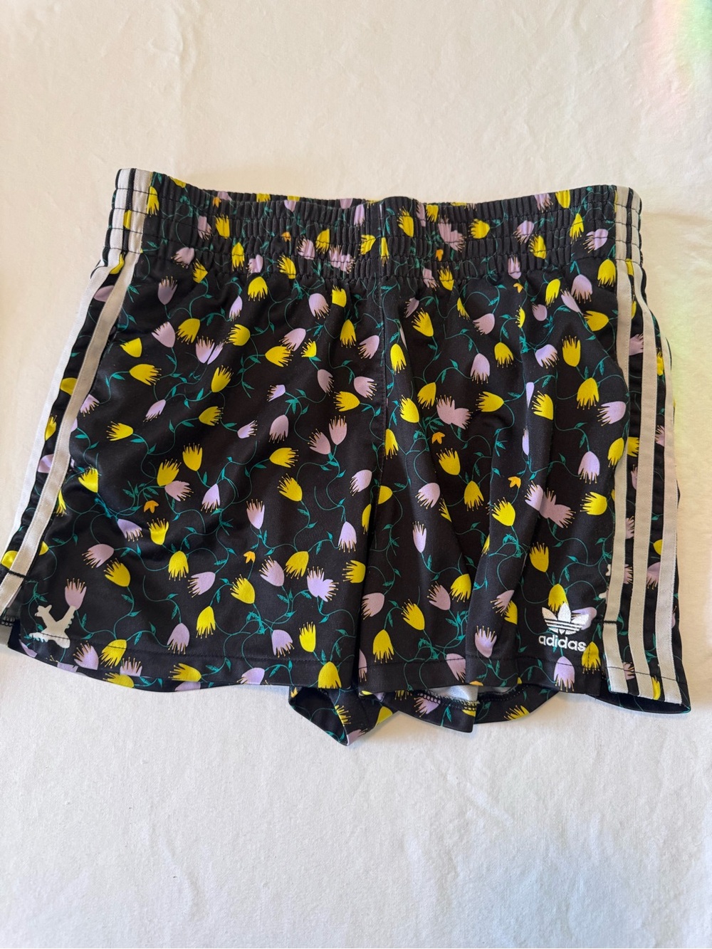 Adidas Floral Shorts Sz Medium